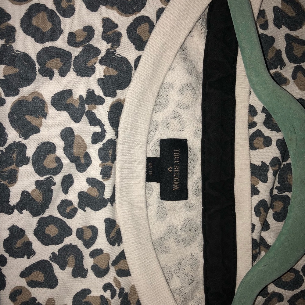 Cheetah print sweater